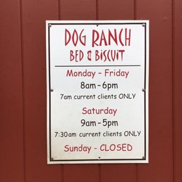 Sign on front door Sign on front door