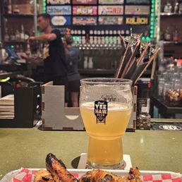 Hazy IPA and wings Hazy IPA and wings