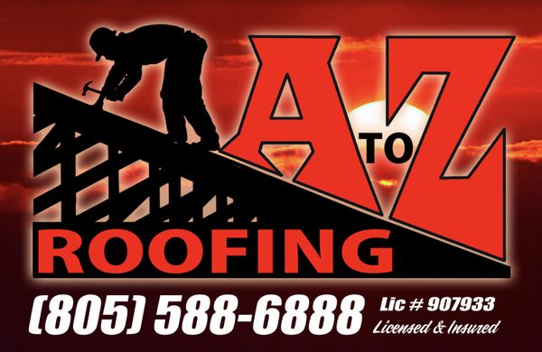 A to Z Roofing Logo