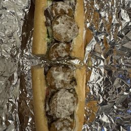 Fried Pickle Cheeseburger Sub