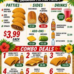 Lazy Jerk Caribbean Eats - Jamaican patty's