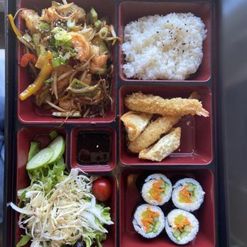 Hansang - Shrimp and scallop bento - Korean Near Me - Montreal, Quebec Hansang - Shrimp and scallop bento - Korean Near Me - Montreal, Quebec
