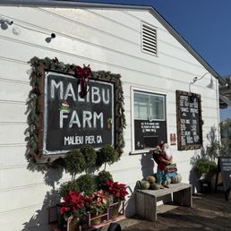 Exterior outside entrance of Malibu Farm Restaurant - outside! - Malibu, California Exterior outside entrance of Malibu Farm Restaurant - outside! - Malibu, California