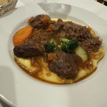 West Coast Cafe - Short rib with polenta - special of the day - Italian Near Me - San Bruno, California West Coast Cafe - Short rib with polenta - special of the day - Italian Near Me - San Bruno, California