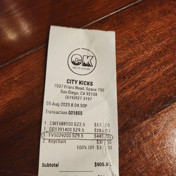 City Kicks - What I paid!!! Don't be me! - Shoe Stores Near Me - San Diego, California City Kicks - What I paid!!! Don't be me! - Shoe Stores Near Me - San Diego, California