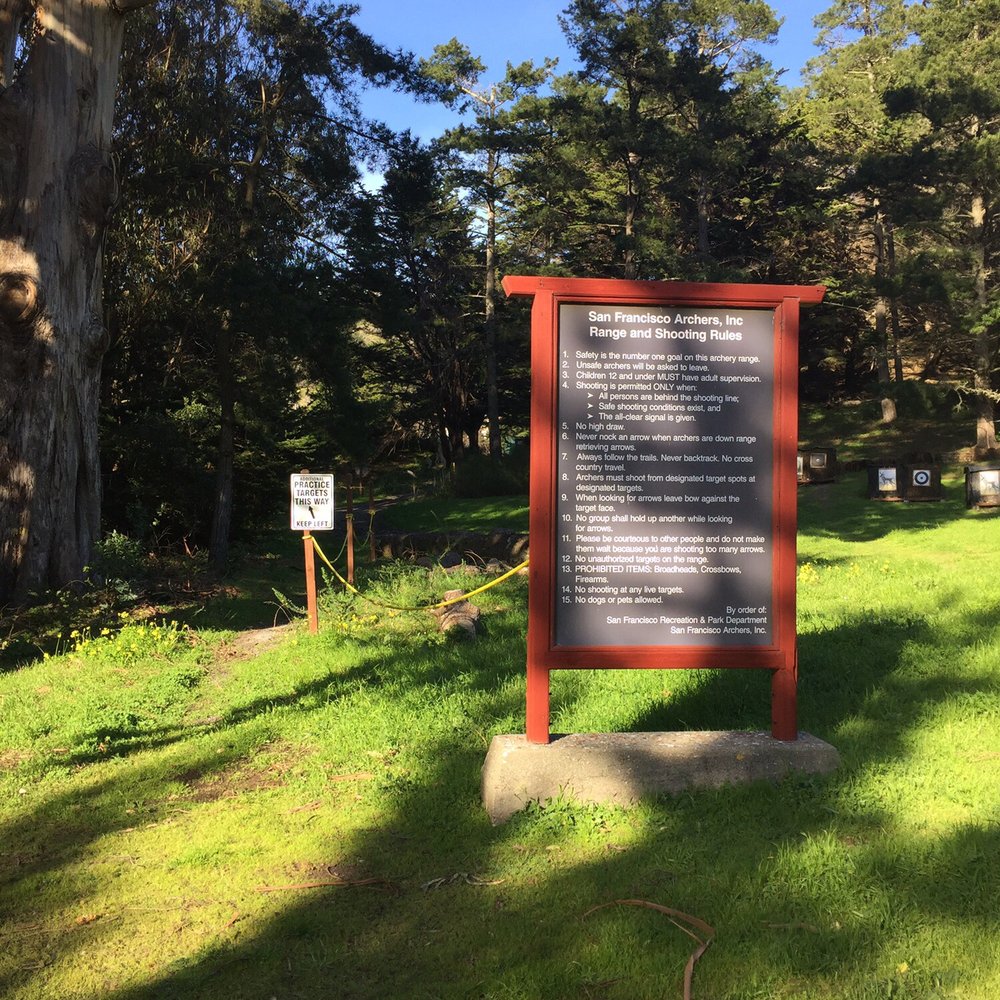 San Francisco Archers - The range rules. - Archery Near Me - Pacifica, California San Francisco Archers - The range rules. - Archery Near Me - Pacifica, California