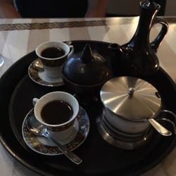 Lalibela - Kaffet efter maten.