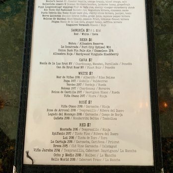 SER - Happy hour menu - Spanish Near Me - Arlington, Virginia SER - Happy hour menu - Spanish Near Me - Arlington, Virginia