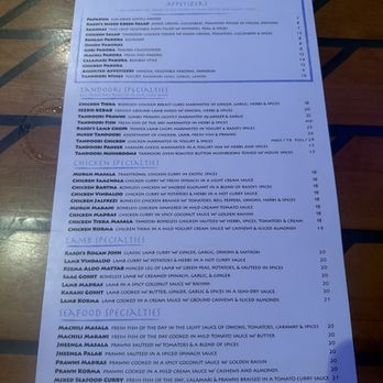 Rasoi - Menu - Indian Near Me - Burlingame, California Rasoi - Menu - Indian Near Me - Burlingame, California