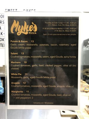 Menu photo 6 Myke's Pizza Mesa, AZ Menu photo 6 Myke's Pizza Mesa, AZ