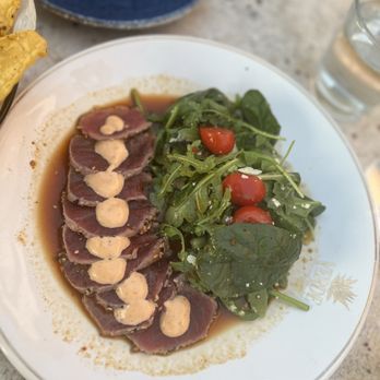Verde - Tiradito de atun- 10 out of 10 from me! Husband rated an 8 out of 10 (He's felt the sauce should have been different) - Desserts Near Me - Greenwood, Indiana