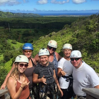 Shaka Zipline - Our group ranged from 15 years old to 70 years old and Axle and Natalie all made us all feel safe and confident. - Ziplining Near Me - Koloa, Hawaii