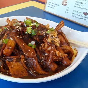 Simfull - I ate DDeukbbokki-- made from soft rice cake, fish cake and sweet red chili.  It's very special! - Korean Near Me - Suwanee, Georgia
