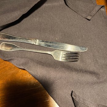 The Vig Fillmore - Badly washed utensils. Everything we got looked like this - New American Near Me - Phoenix, Arizona