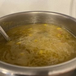 Cedar Creek Market - Homemade soup/ tender no antibiotic chicken roasted green chili mild