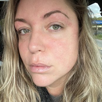Asheville Nails - Eyebrow wax burn and awful shape/plucked so much of my eyebrows out. - Nail Salons Near Me - Asheville, North Carolina