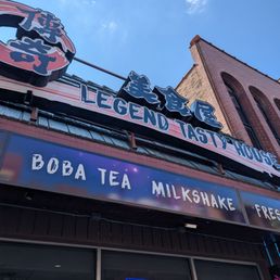 Store front from sidewalk