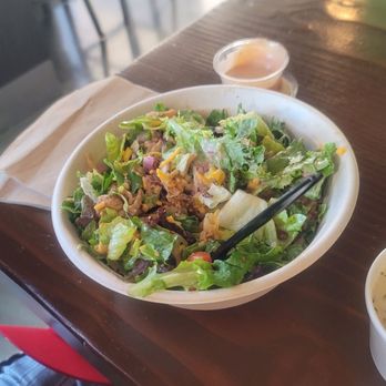 The Toss Up - Texas smokehouse salad n clam chowder soup - Salad Near Me - Gardena, California The Toss Up - Texas smokehouse salad n clam chowder soup - Salad Near Me - Gardena, California