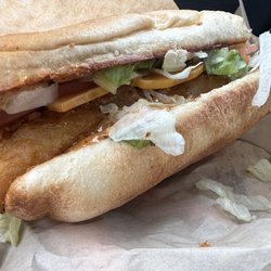 The Classy Cafe & Deli - Cajun fish sandwich