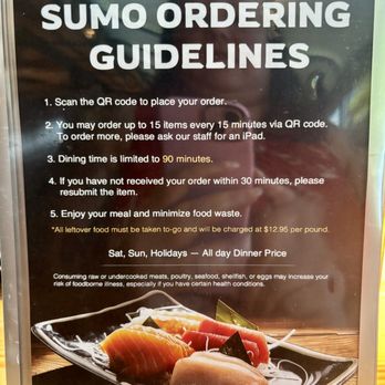 Sumo Sushi & Grill - The rules - Sushi Bars Near Me - Oregon City, Oregon Sumo Sushi & Grill - The rules - Sushi Bars Near Me - Oregon City, Oregon