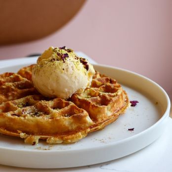 Chashni Cafe - Gulabi waffle - Cafes Near Me - Chatham, New Jersey Chashni Cafe - Gulabi waffle - Cafes Near Me - Chatham, New Jersey