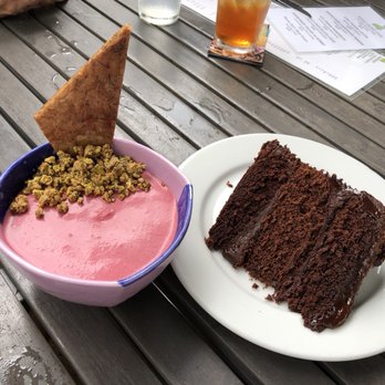 The Leaning Pear - Triple chocolate cake and special Sunday custard - Sandwiches Near Me - Wimberley, Texas The Leaning Pear - Triple chocolate cake and special Sunday custard - Sandwiches Near Me - Wimberley, Texas