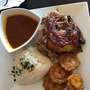 Rice and Beans - Pulled pork Puerto Rican style, white rice and beans. - Puerto Rican Near Me - Wesley Chapel, Florida