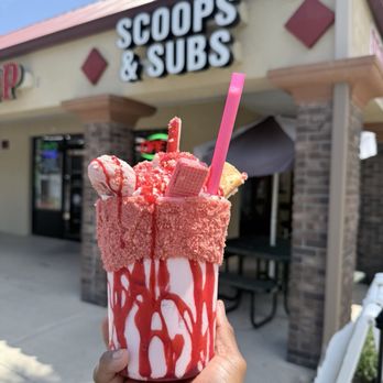 Scoops and Subs - Strawberry Sensation - Ice Cream & Frozen Yogurt Near Me - Palm Coast, Florida Scoops and Subs - Strawberry Sensation - Ice Cream & Frozen Yogurt Near Me - Palm Coast, Florida