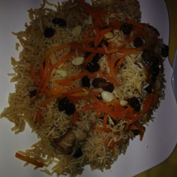Azro - Kabuli palow. Lamb shank hiding under the rice. Taste homemade and delicious! - Afghan Near Me - San Antonio, Texas Azro - Kabuli palow. Lamb shank hiding under the rice. Taste homemade and delicious! - Afghan Near Me - San Antonio, Texas