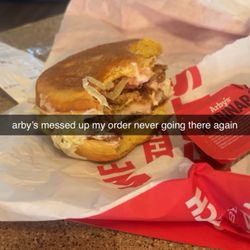 Arby's - my wrong order