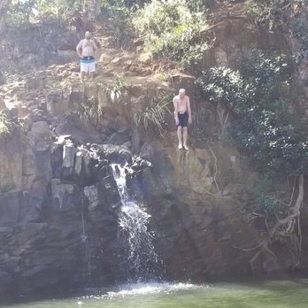 Hike Maui - Jim jumping into the lagoon - Tours Near Me - Kahului, Hawaii Hike Maui - Jim jumping into the lagoon - Tours Near Me - Kahului, Hawaii