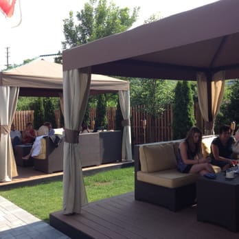 The Brown Stone - Nice cabanas you can reserve if you have s party - Sports Bars Near Me - Metuchen, New Jersey
