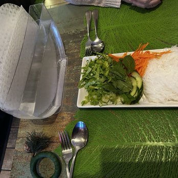 Fork Included - Make your own spring rolls - Asian Fusion Near Me - Lowell, Massachusetts