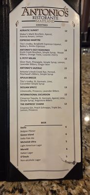 Menu photo 8 Antonio's Maitland, FL Menu photo 8 Antonio's Maitland, FL