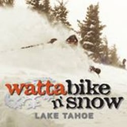 Watta Bike Shop Tahoe - Wattabike n' Snow winter logo