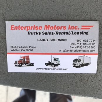 Enterprise Motors - Commercial Truck Dealers Near Me - Whittier, California