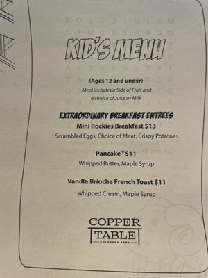 Menu photo 1 Copper Table Aurora, CO
