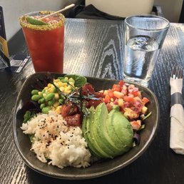 Tuna Poke & Virgin Caesar Tuna Poke & Virgin Caesar