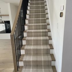 Garrison Flooring Solutions - Stair runner installed by Garrison Flooring Solutions