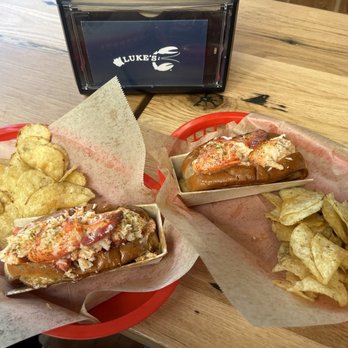 Luke's Lobster - 4inch Lobster rolls. - Seafood Near Me - Seattle, Washington Luke's Lobster - 4inch Lobster rolls. - Seafood Near Me - Seattle, Washington