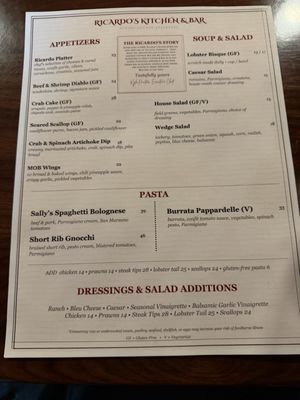 Menu photo 2 Ricardo's Kitchen + Bar Lacey, WA Menu photo 2 Ricardo's Kitchen + Bar Lacey, WA