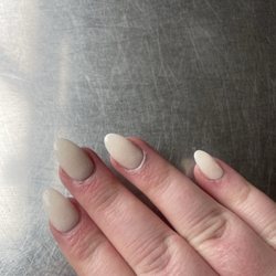 Nail Images - Cuts in cuticle, dip powder left on cuticle $60 service