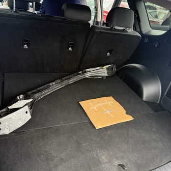 Ontario Hyundai - Random piece of a car in the back of one of the used cars. - Auto Repair Near Me - Ontario, California Ontario Hyundai - Random piece of a car in the back of one of the used cars. - Auto Repair Near Me - Ontario, California