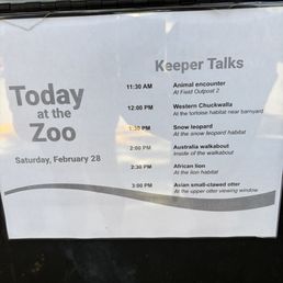 keeper talk times for our day keeper talk times for our day
