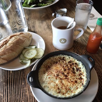 Longman & Eagle - Smoked trout brandade (with brie, pickles, and semolina baguette) -so good! - Gastropubs Near Me - Chicago, Illinois