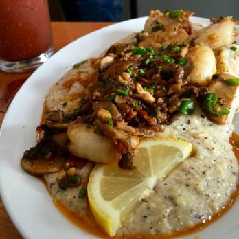 Pine State Biscuits - Shrimp and crack grits $7. Order this! - Breakfast & Brunch Near Me - Portland, Oregon Pine State Biscuits - Shrimp and crack grits $7. Order this! - Breakfast & Brunch Near Me - Portland, Oregon
