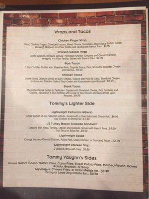 Menu photo 6 Tommy Vaughn's Blackfoot, ID Menu photo 6 Tommy Vaughn's Blackfoot, ID