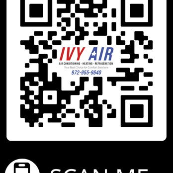 Ivy Air - Scan Me - Heating & Air Conditioning/HVAC Near Me - Caddo Mills, Texas Ivy Air - Scan Me - Heating & Air Conditioning/HVAC Near Me - Caddo Mills, Texas