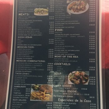 Chuy's Place - Menú in English - Mexican Near Me - San Felípe, BCN Chuy's Place - Menú in English - Mexican Near Me - San Felípe, BCN
