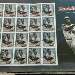 United States Postal Service - Hank Aaron stamps 8.6.24